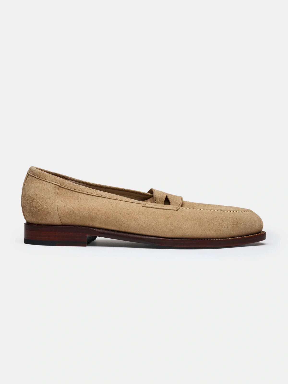Penny Loafer - Sand Suede - Unlined