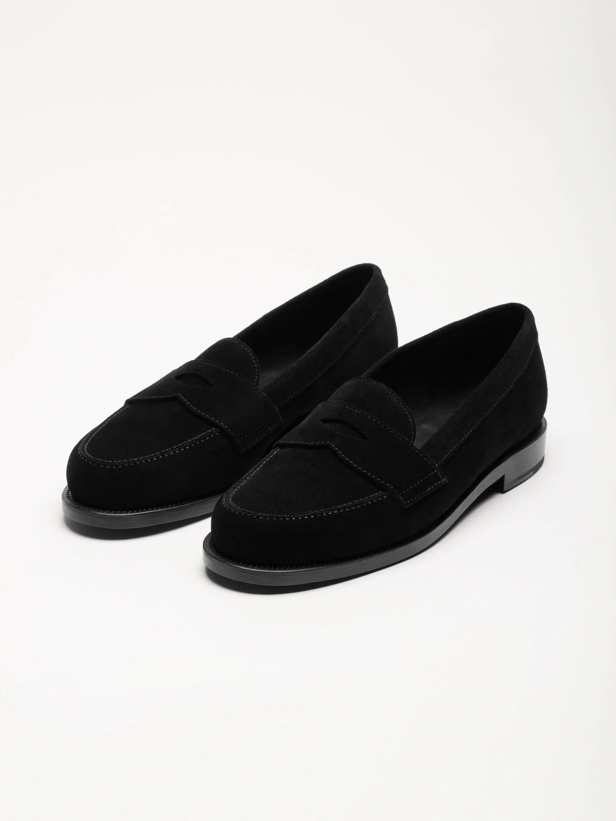 Ivy Loafer - Black Suede