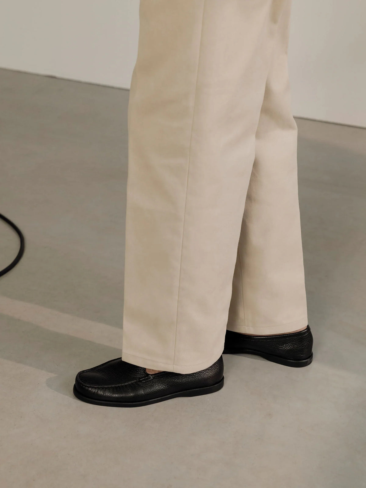 Venetian Loafer - Black Grain