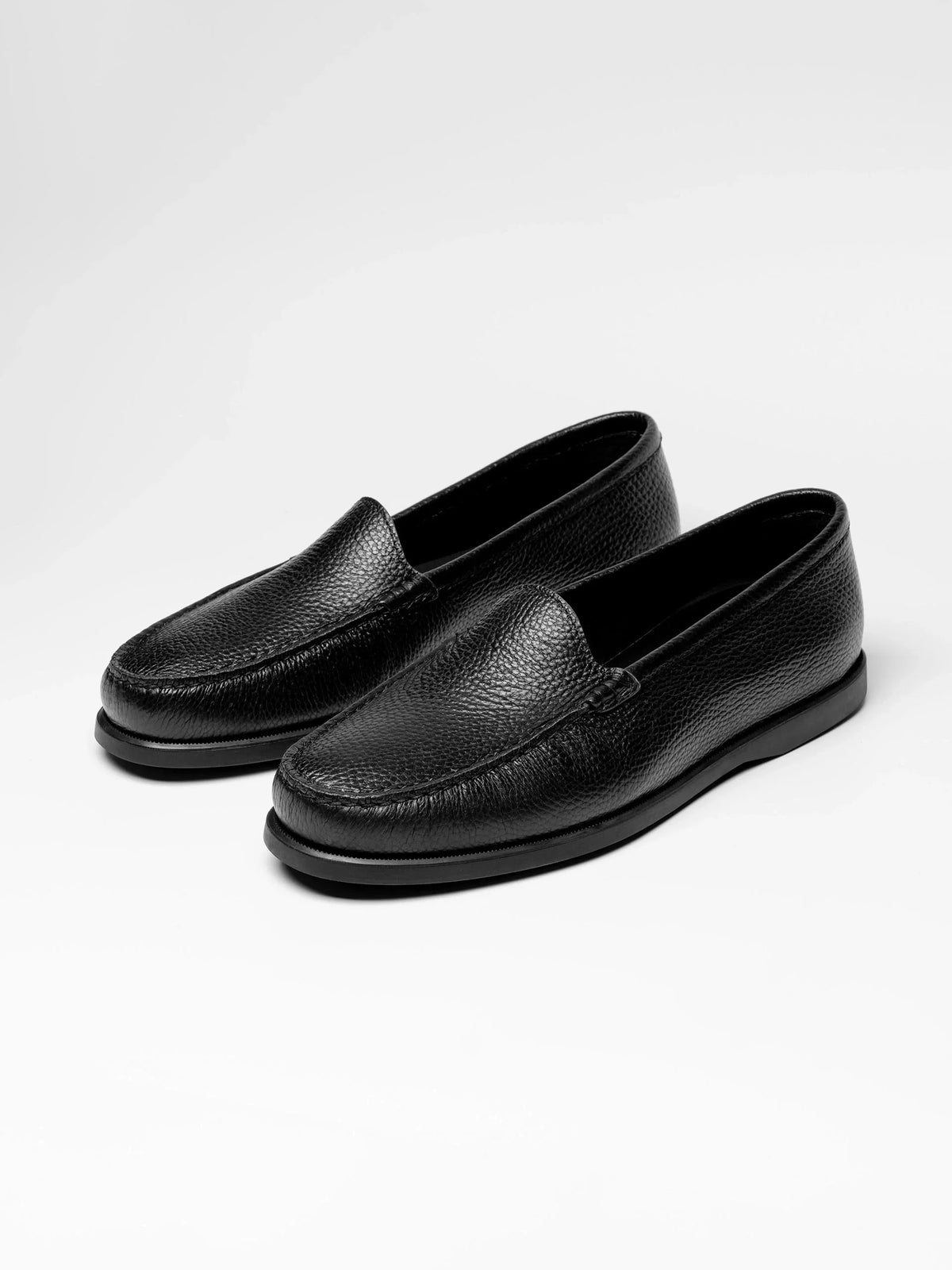Venetian Loafer - Black Grain