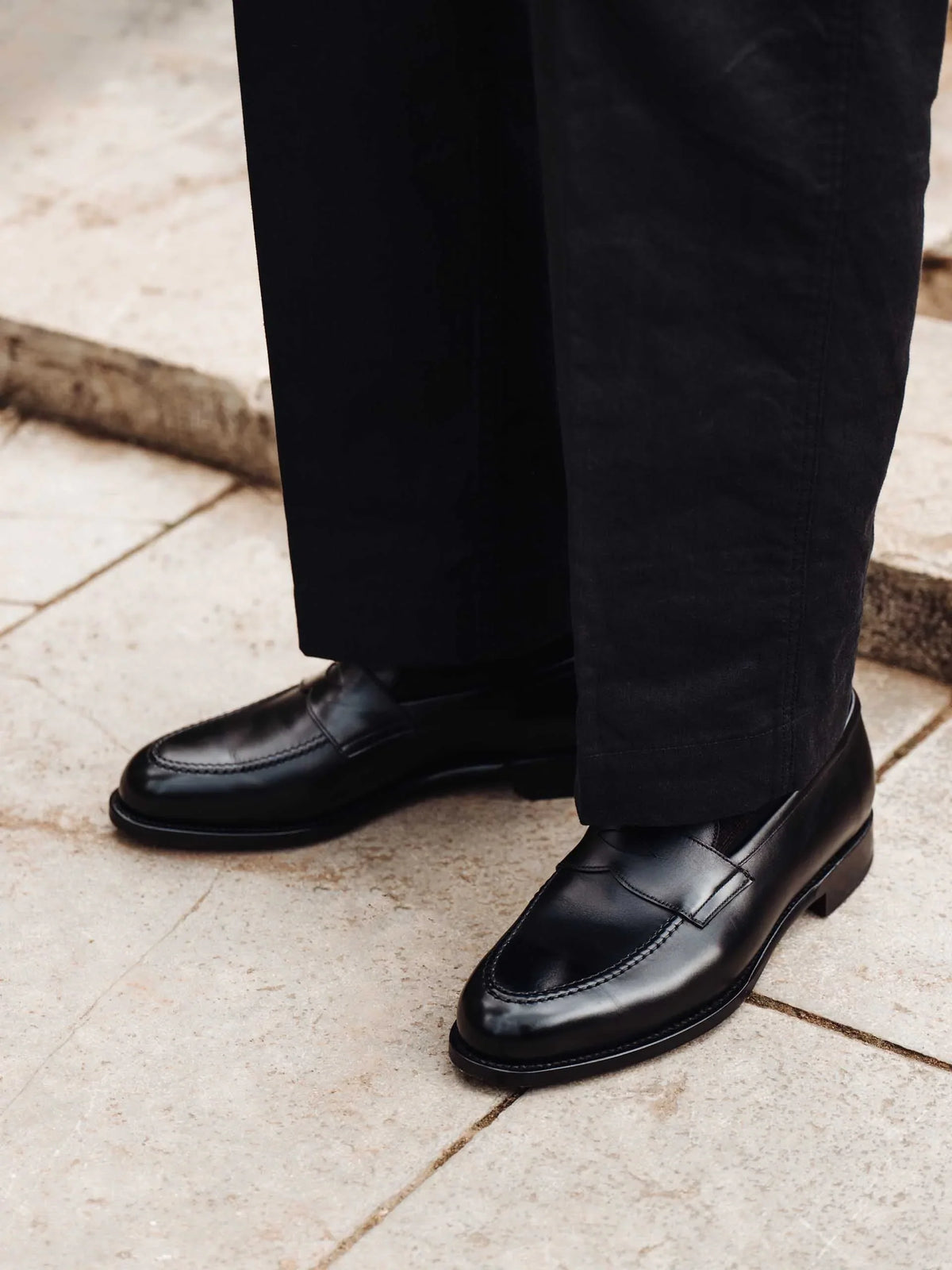 Penny Loafer - Black Calf