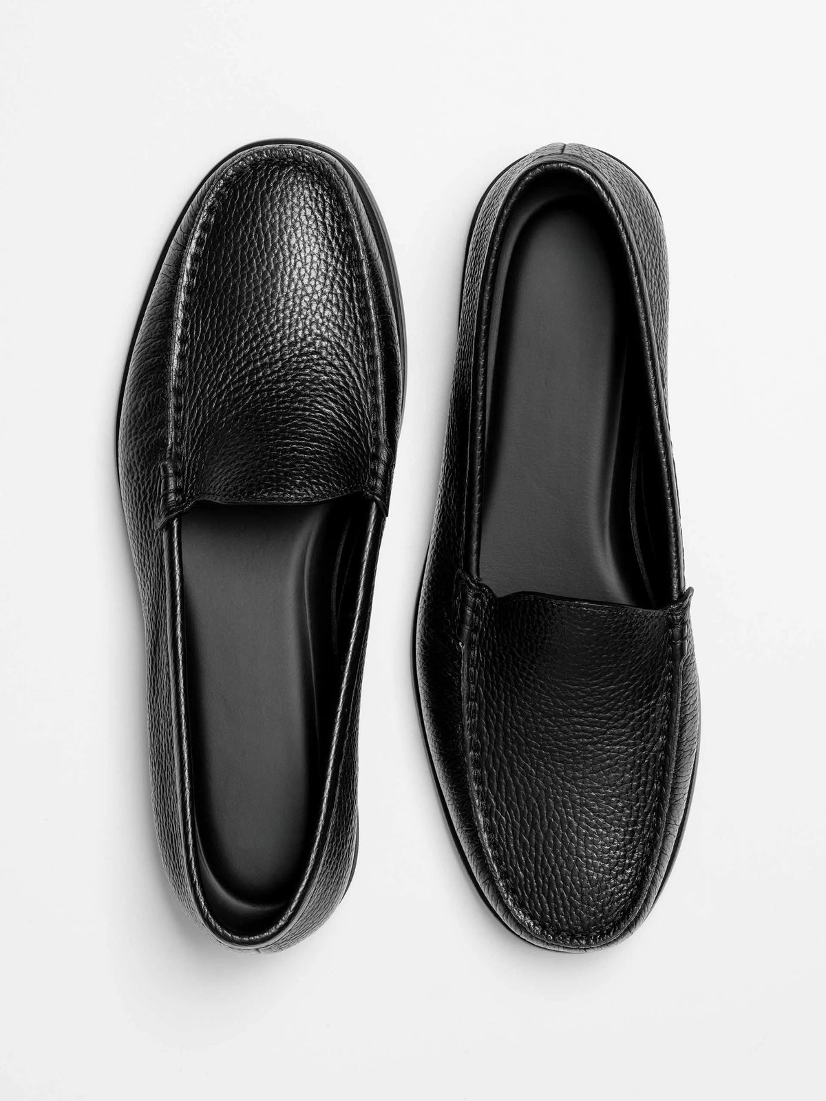 Venetian Loafer - Black Grain