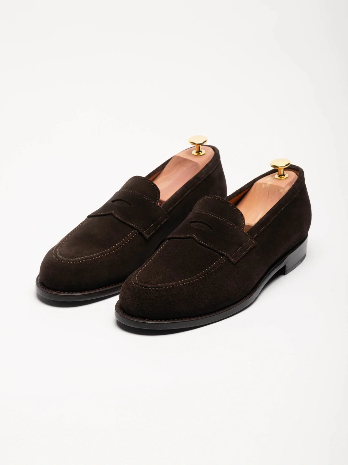 Hale Penny Loafer - Brown Suede