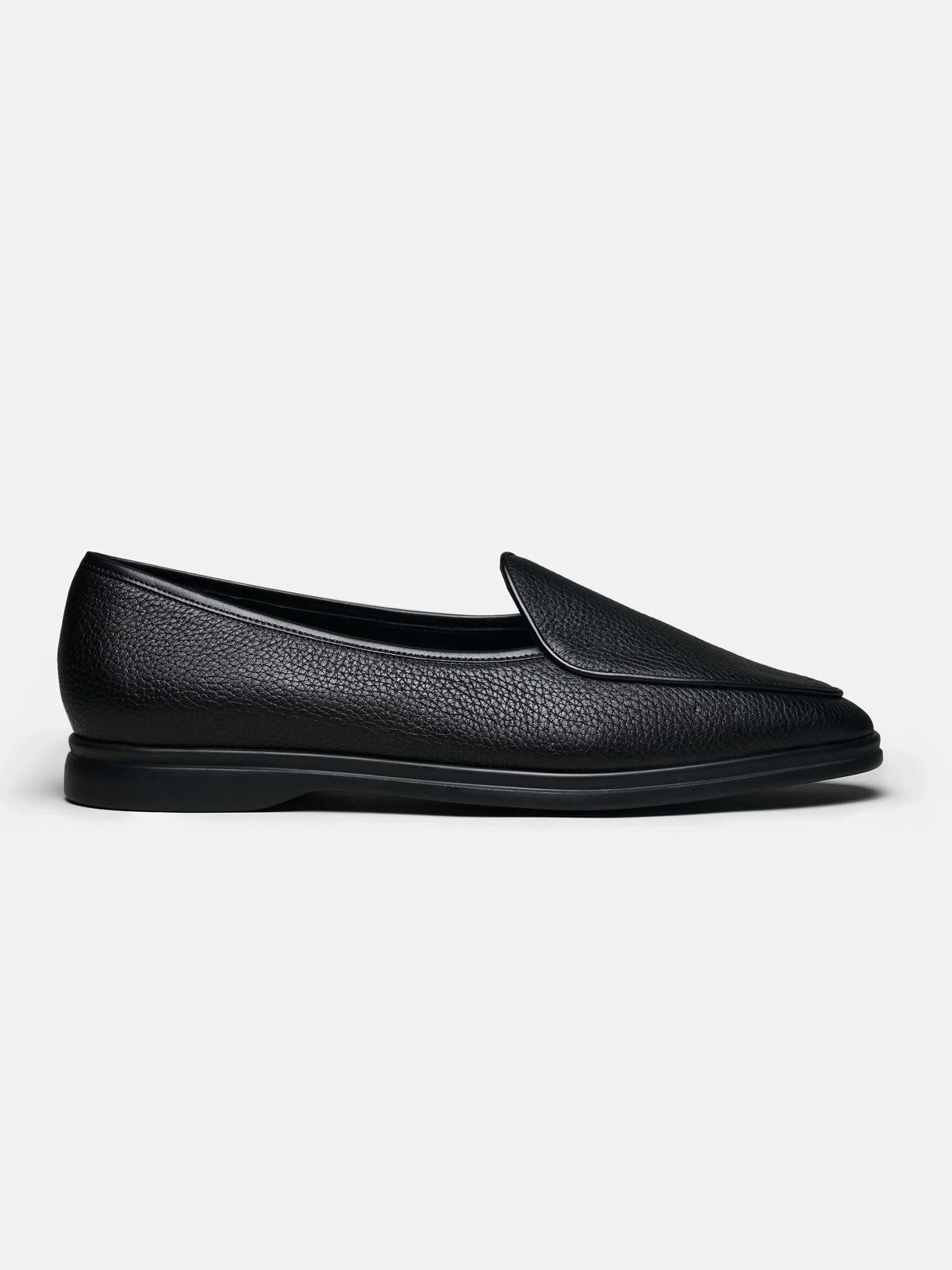 Belgian Loafer - Black Deerskin