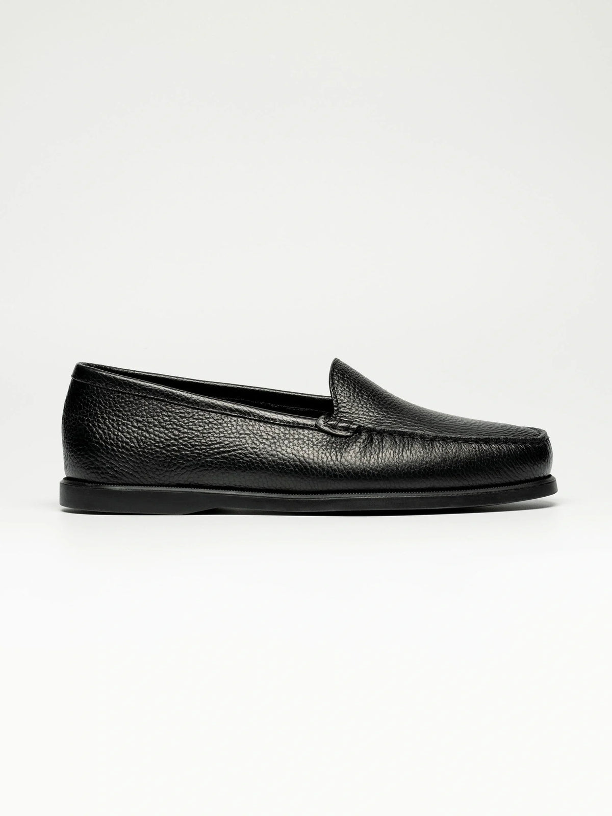 Venetian Loafer - Black Grain