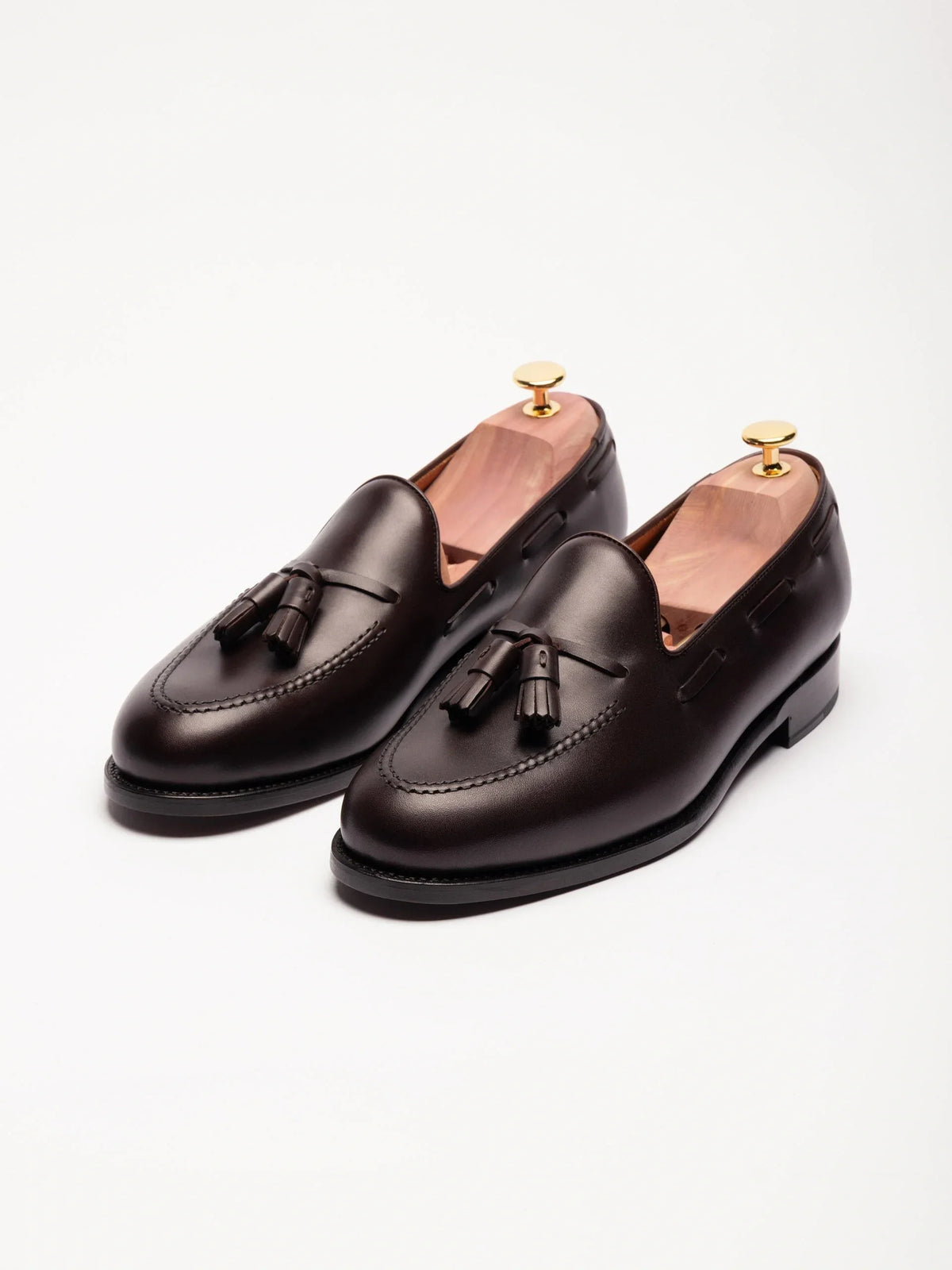 Double Tassel Loafer - Burgundy Calf