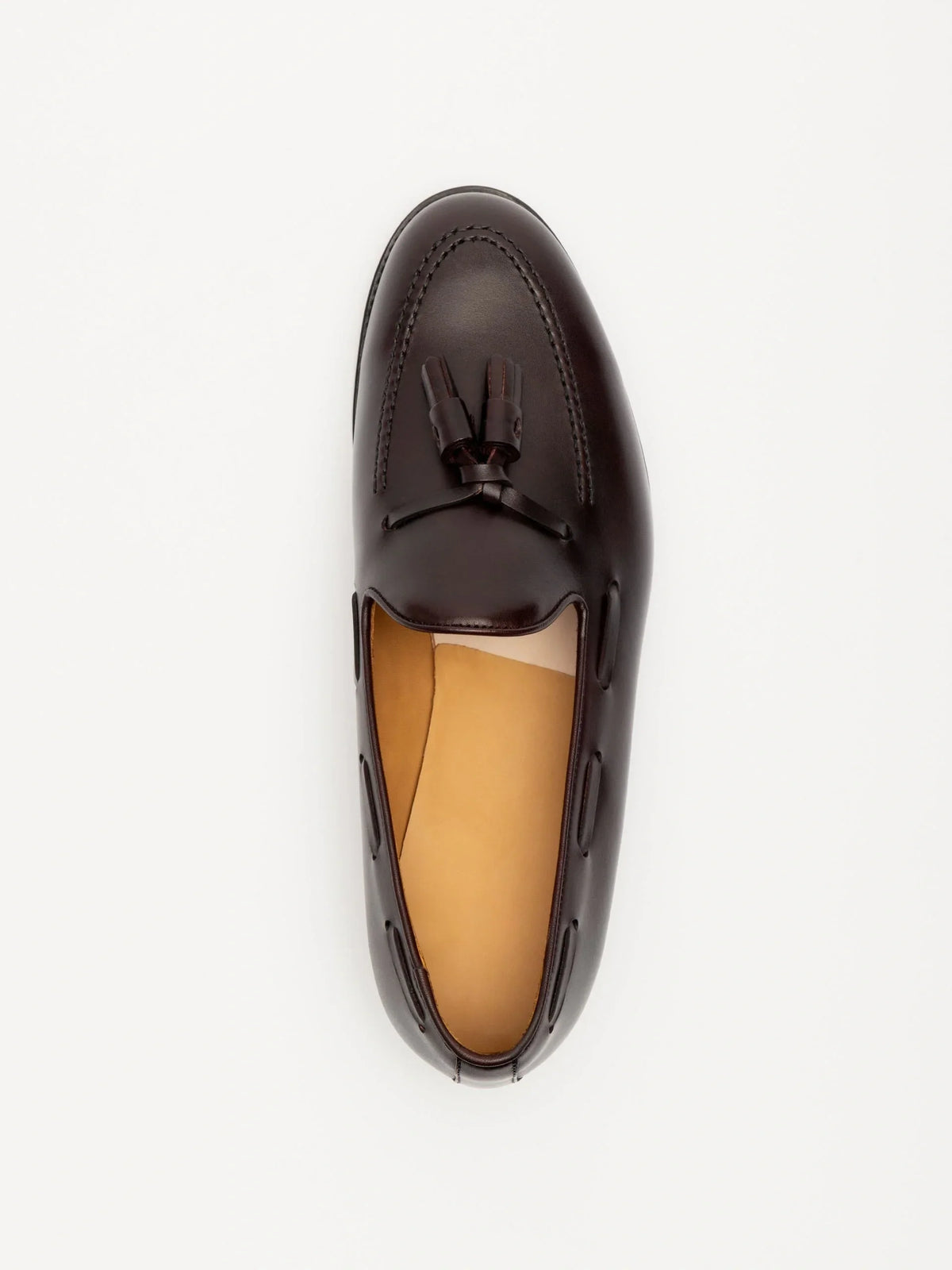 Double Tassel Loafer - Burgundy Calf
